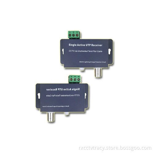 1 CH Active UTP Video Balun/Transceiver Mini Size for CCTV (RX-801AT/R)